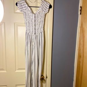 Striped jumpsuit